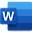 Microsoft Word termék logója